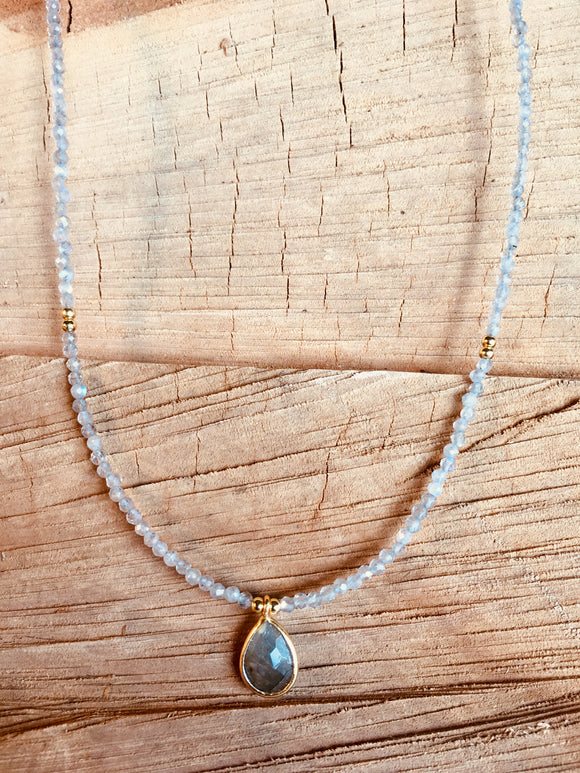 Labradorite with pendant