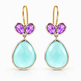 Tear drop earrings