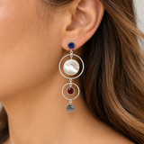 circle earrings