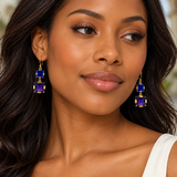 prong setting earrings