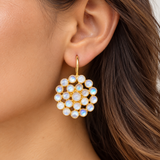 rainbow moonstone earrings