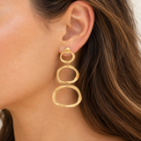 3 circles earring