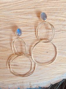 "Rings galore" earring