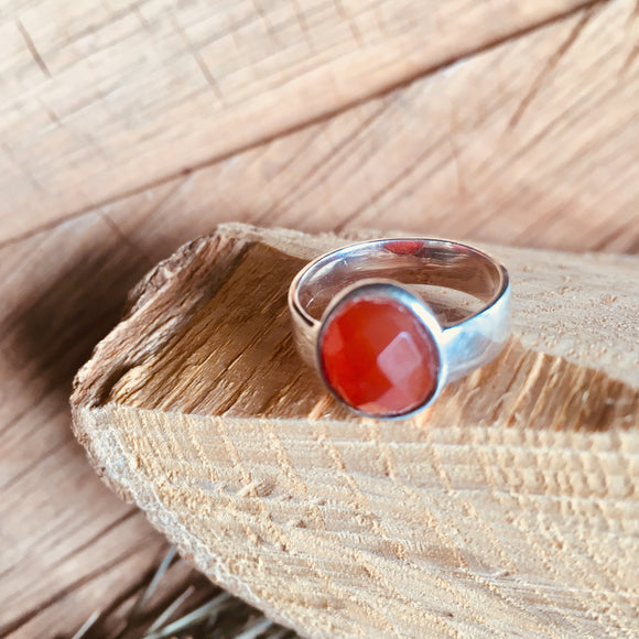 Oregon Sunstone Diamond Halo Ring – Madelynn Cassin Designs